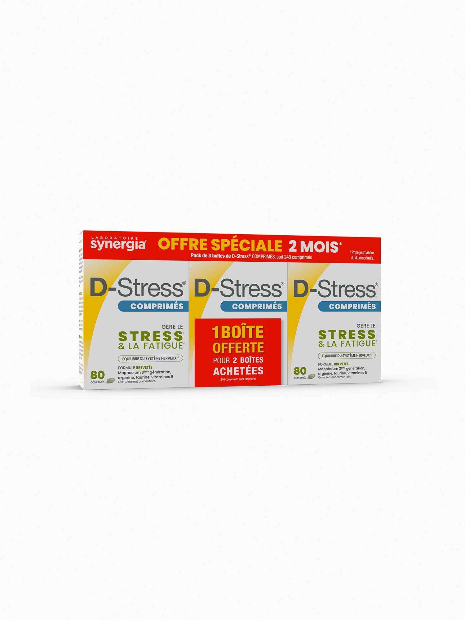 D-Stress COMPRIMÉS pack de 2 mois - 240 comprimés
