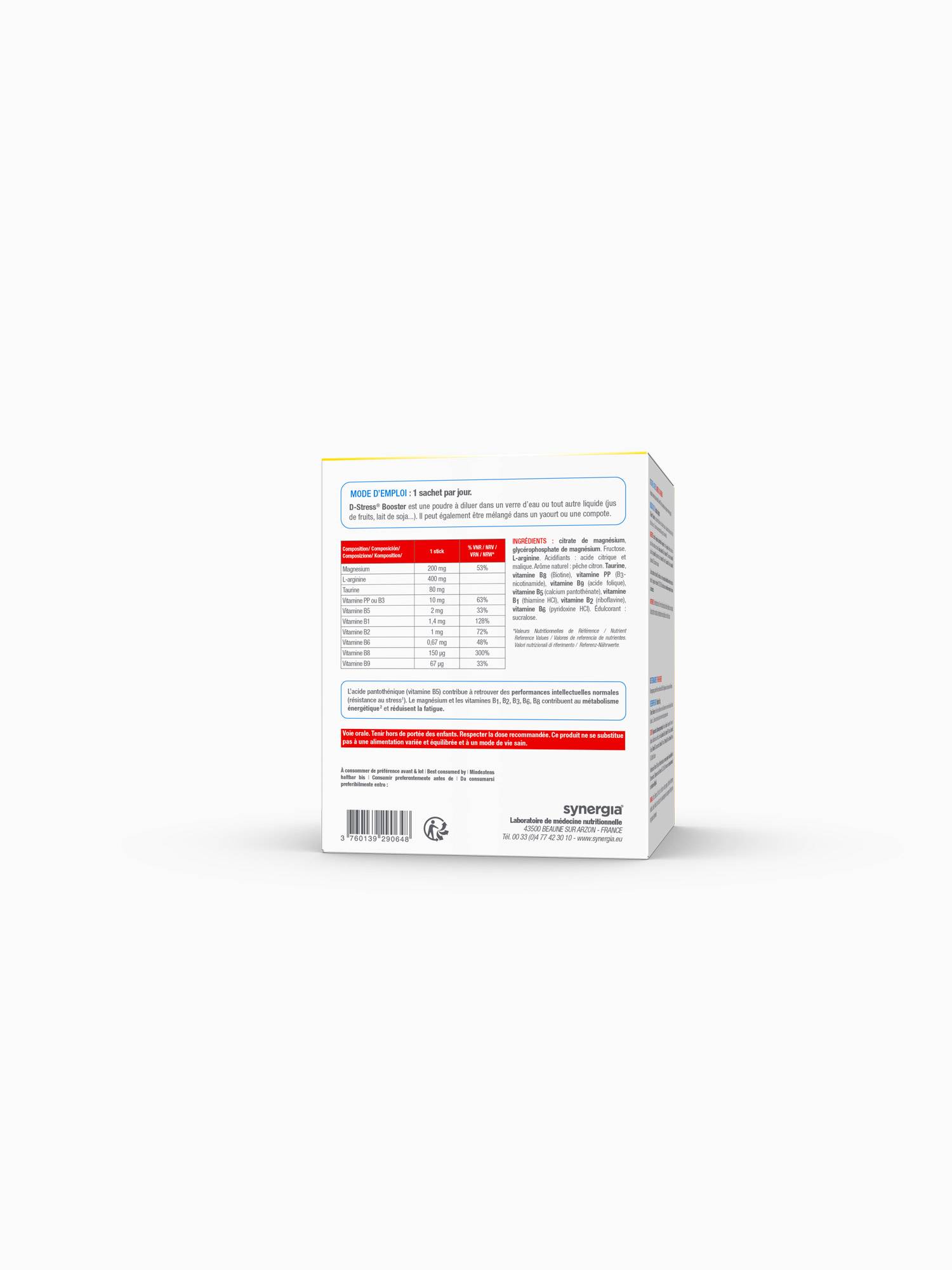 D-Stress BOOSTER 60 sachets - Economical large format