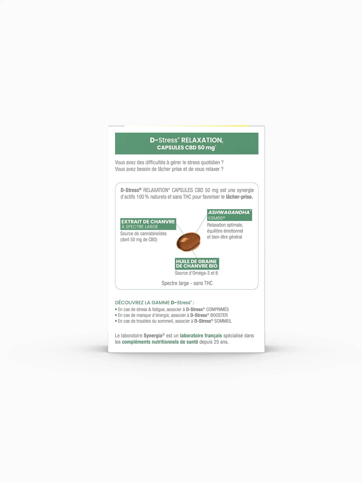 D-Stress RELAXATION CBD capsules