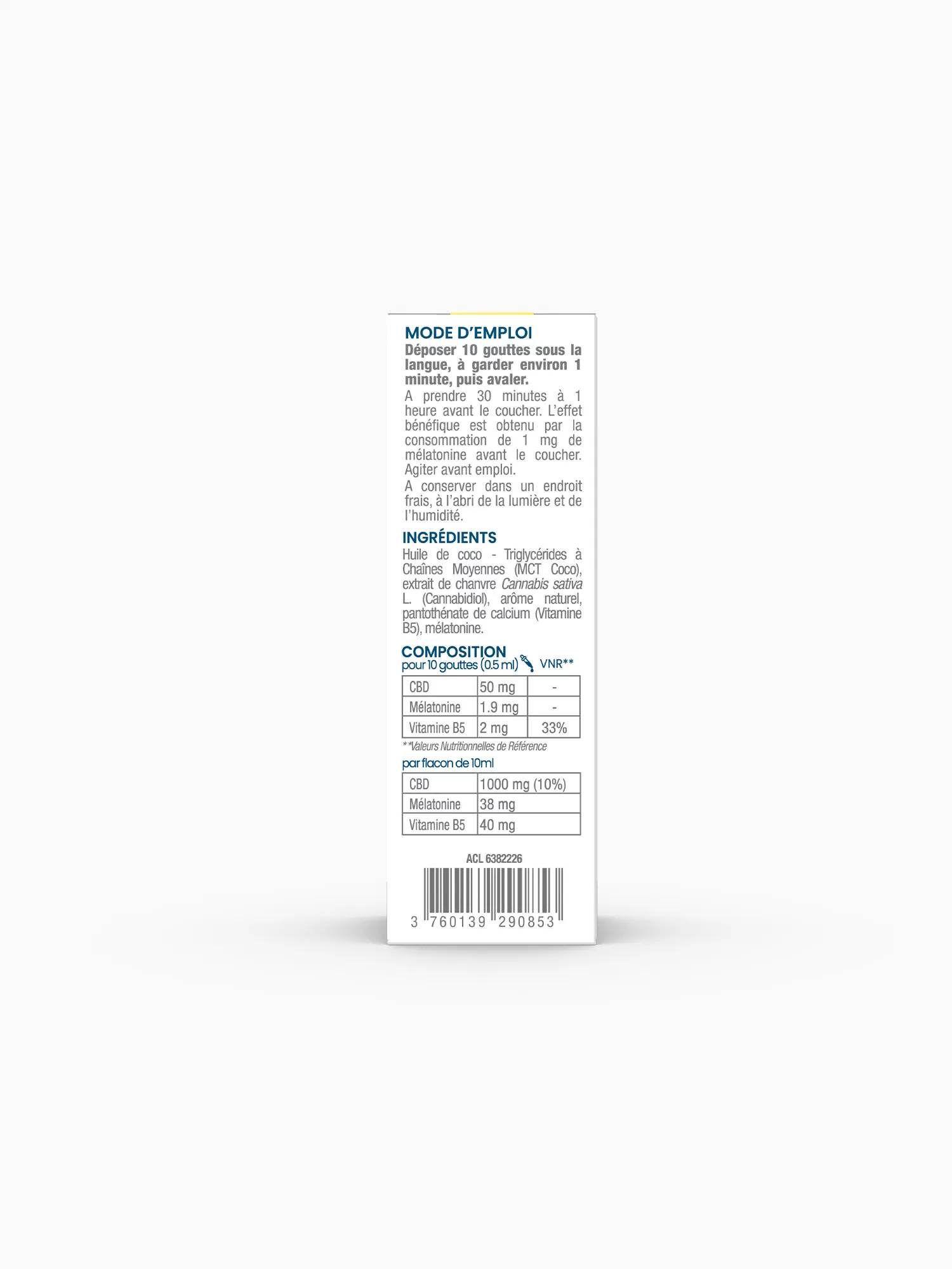 D-Stress SOMMEIL huile CBD