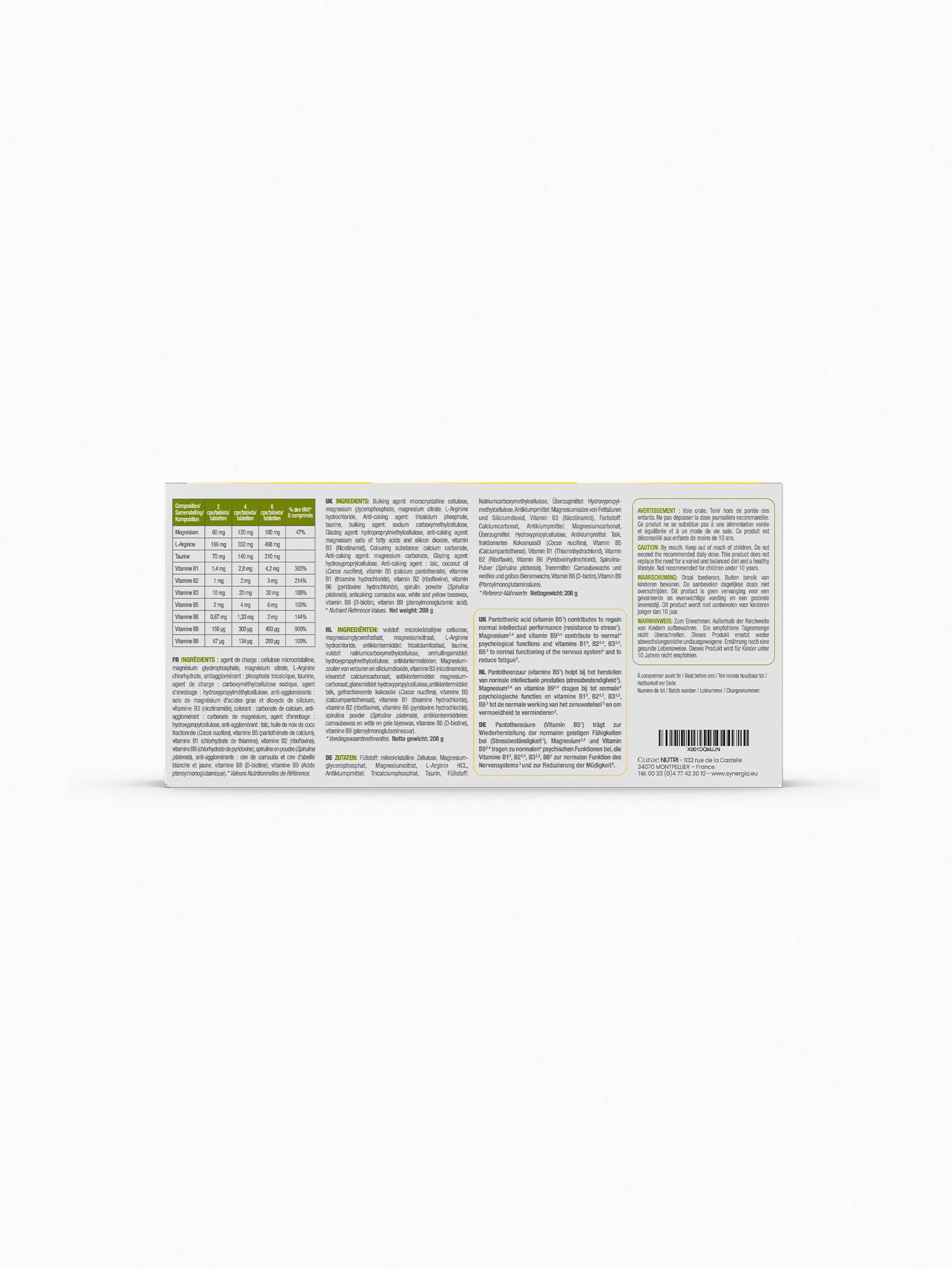 D-Stress COMPRIMÉS pack de 2 mois - 240 comprimés