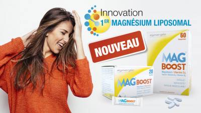 Découvrez Mag Boost au magnésium liposomal